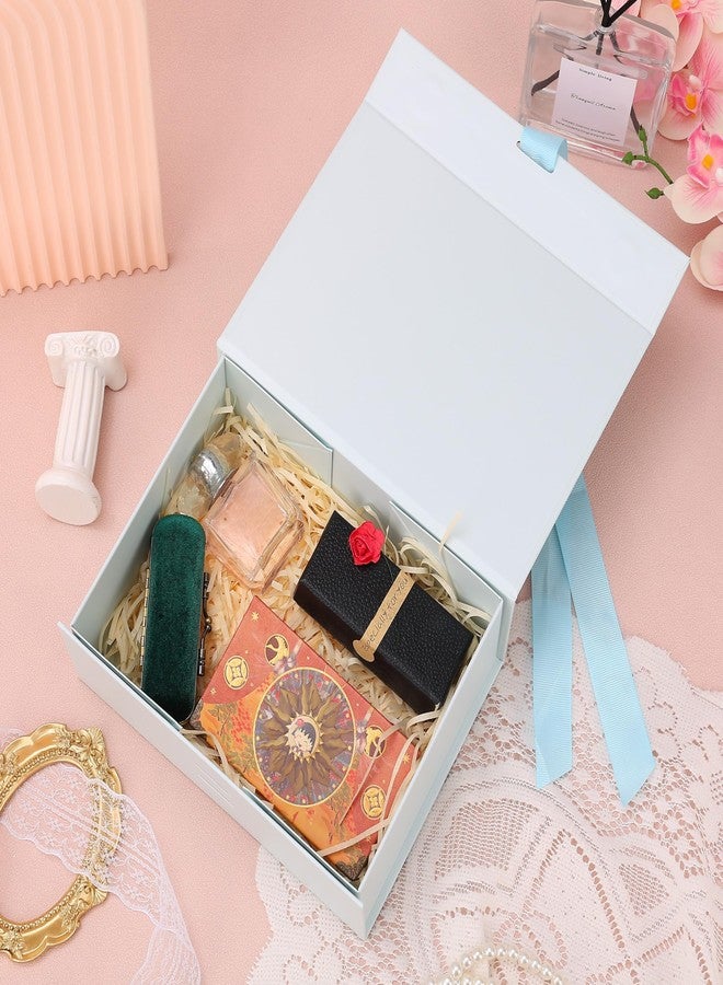 HOME ELEMENTS Decorative Luxury Gift Box with Ribbon for Packaging Multipurpose Gift Hampers Foldable Gift Packing Boxes Perfect for Presents Diwali Christmas Wedding Birthdays Special Occasions (Red) - Image 2